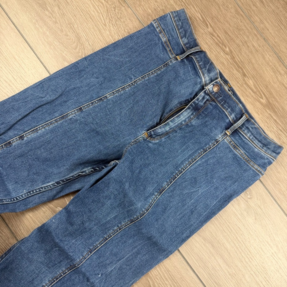 Abercrombie & Fitch Women Jeans Ultra High Rise Super Skinny Ankle Blue 32/14R